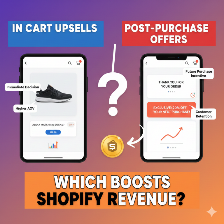 In Cart Upsells Versus Post Purchase Offers Which Boosts Shopify Revenue