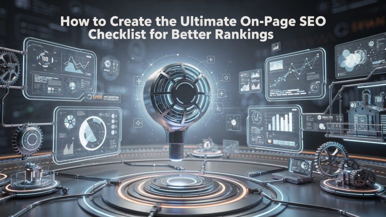 How to Create the Ultimate On-Page SEO Checklist for Better Rankings