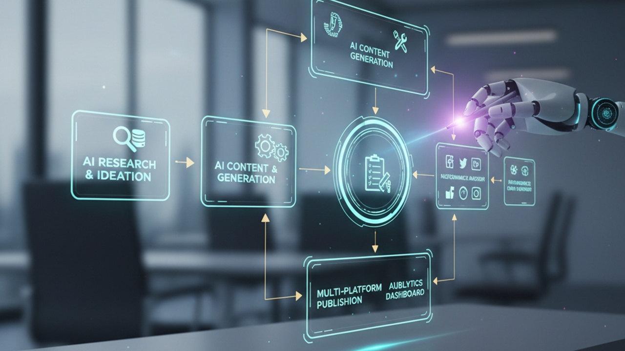 Automated Content Creation Workflow Setup: A Step-by-Step Guide with AI illustration